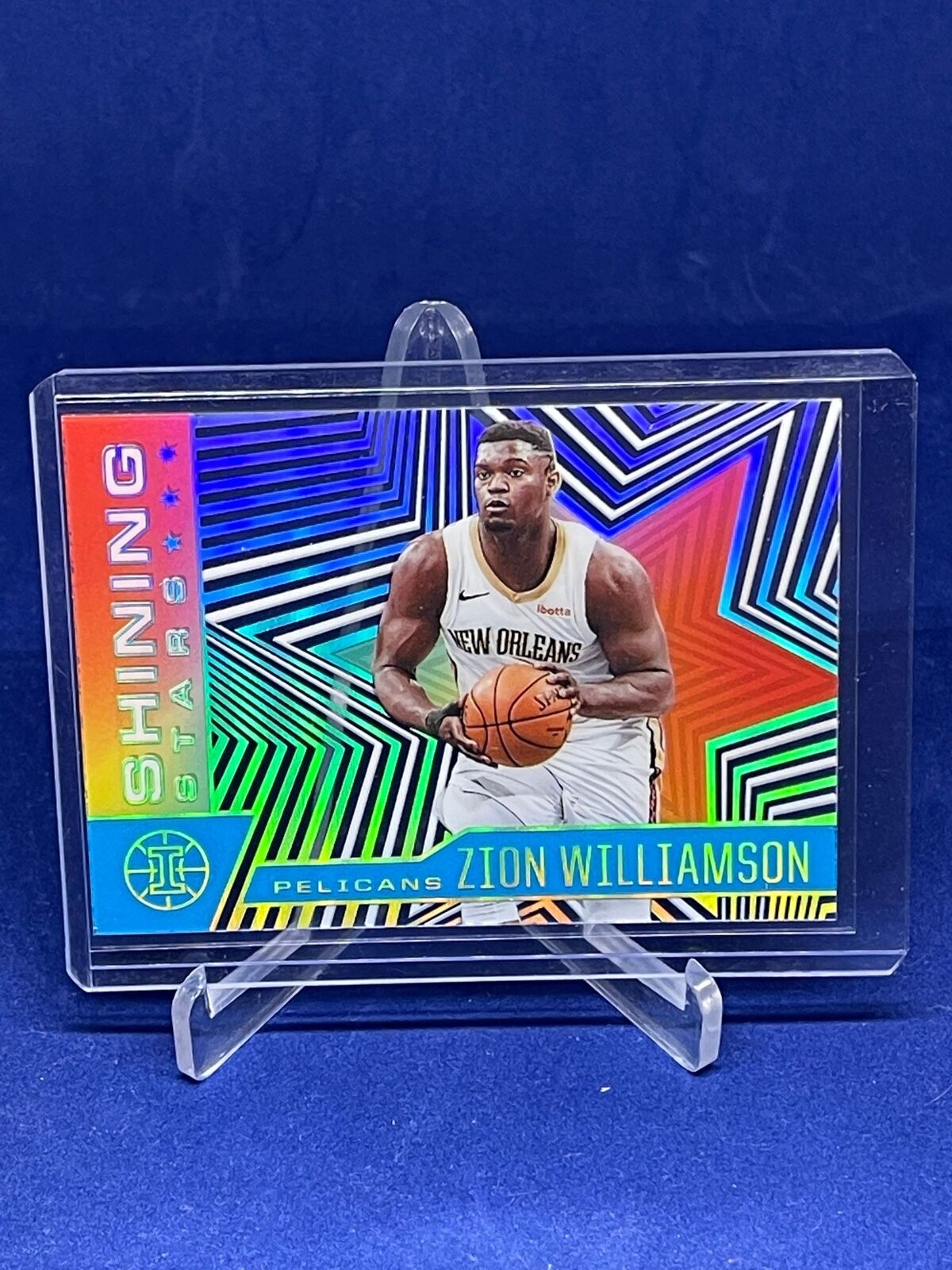 ZION WILLIAMSON 2020-21 PANINI ILLUSIONS SHINING STARS #13