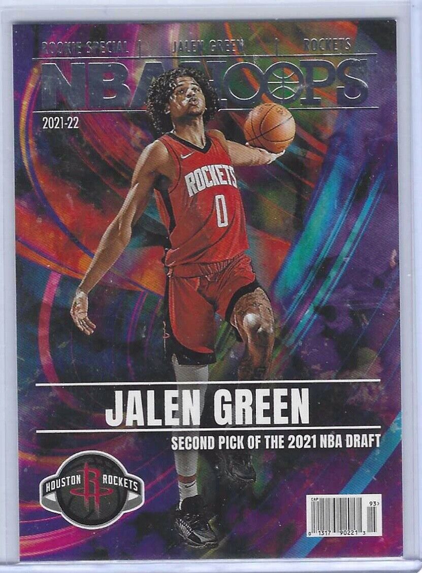 JALEN GREEN 2021-22 NBA HOOPS ROOKIE SPECIAL SSP RC #RS-2