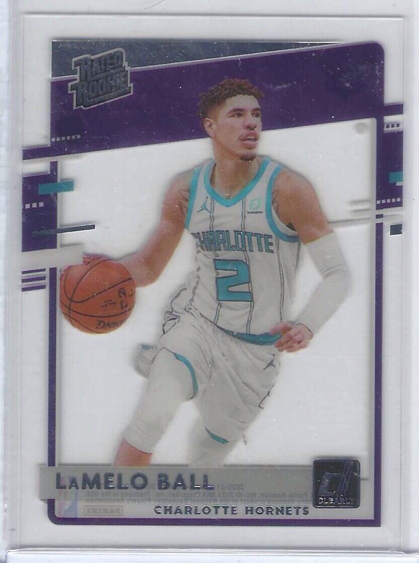 LAMELO BALL 2020-21 PANINI CLEARLY DONRUSS RATED ROOKIE RC #87