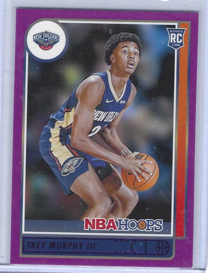 TREY MURPHY III 2021-22 NBA HOOPS PURPLE SP ROOKIE RC #221