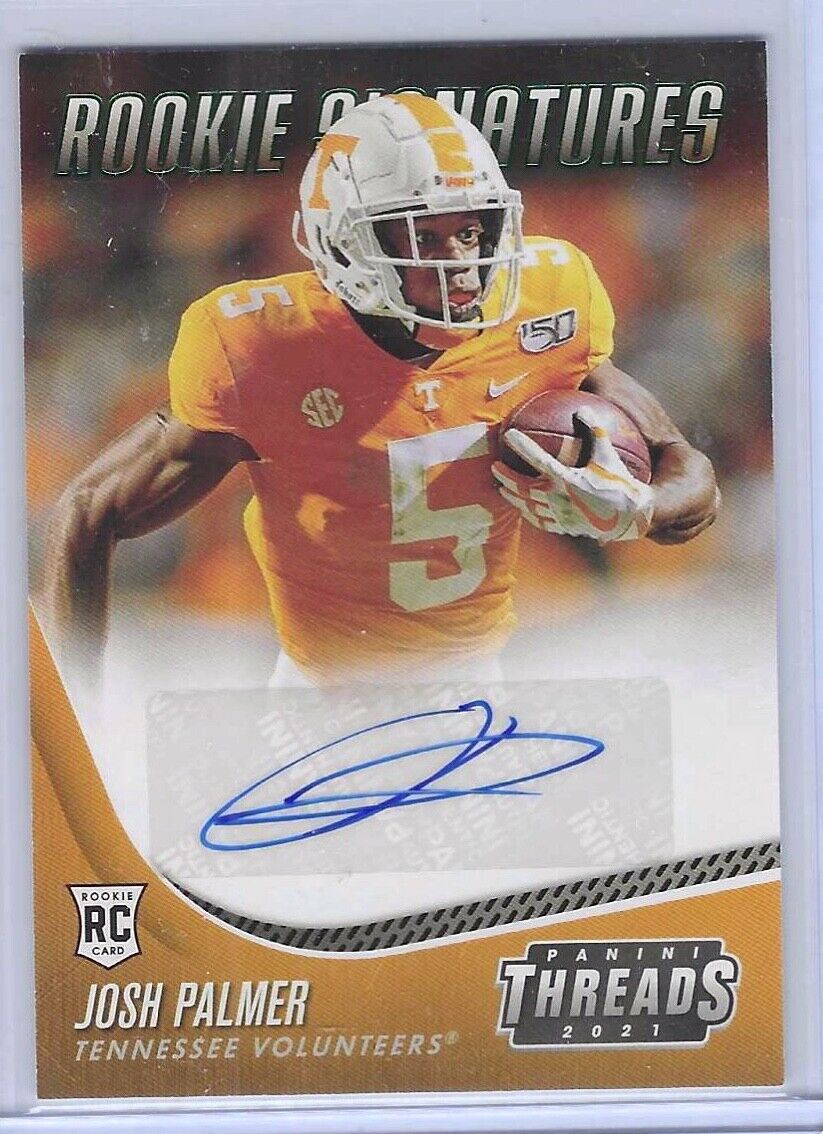 JOSH PALMER 2020 PANINI CHRONICLES DP THREADS ROOKIE AUTO RC #TS-JPM