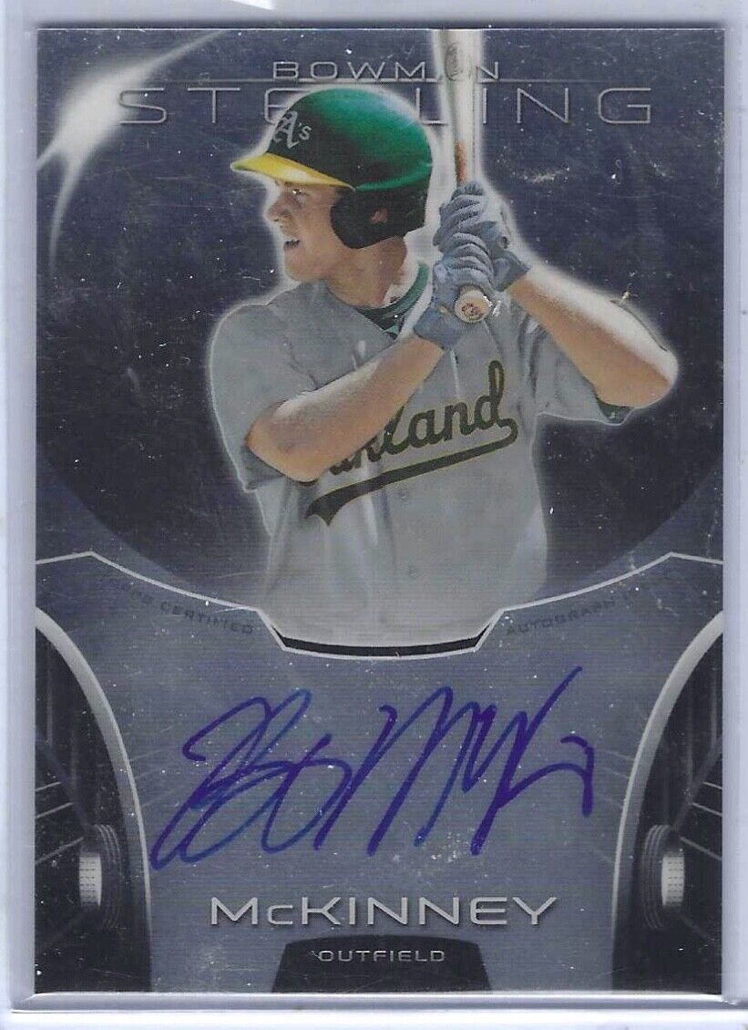 BILLY MCKINNEY 2013 BOWMAN STERLING PROSPECT ON CARD AUTO #BSAP-BM