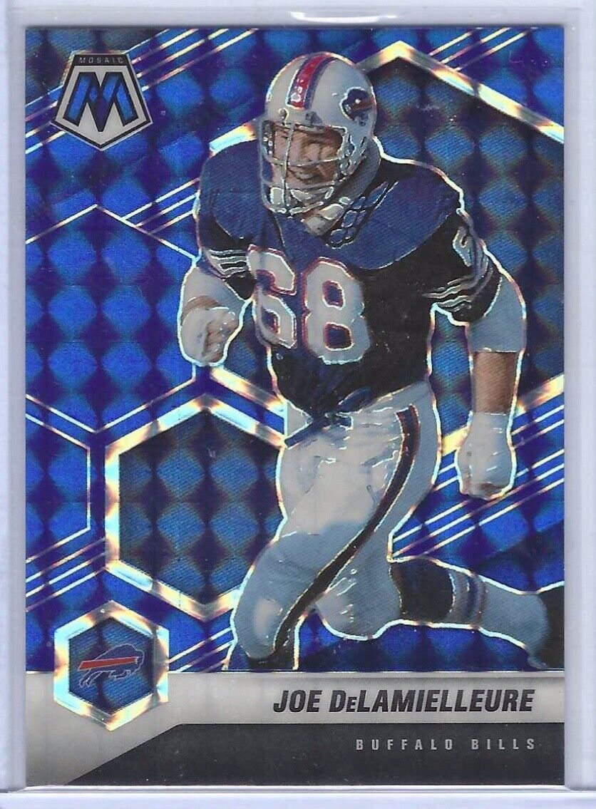 JOE DELAMIELLEURE 2021 PANINI MOSAIC BLUE PRIZM #D 73/99