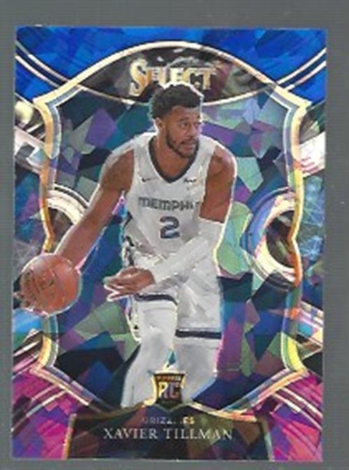 XAVIER TILLMAN 2020-21 PANINI SELECT CRACKED ICE PRIZM ROOKIE RC #95
