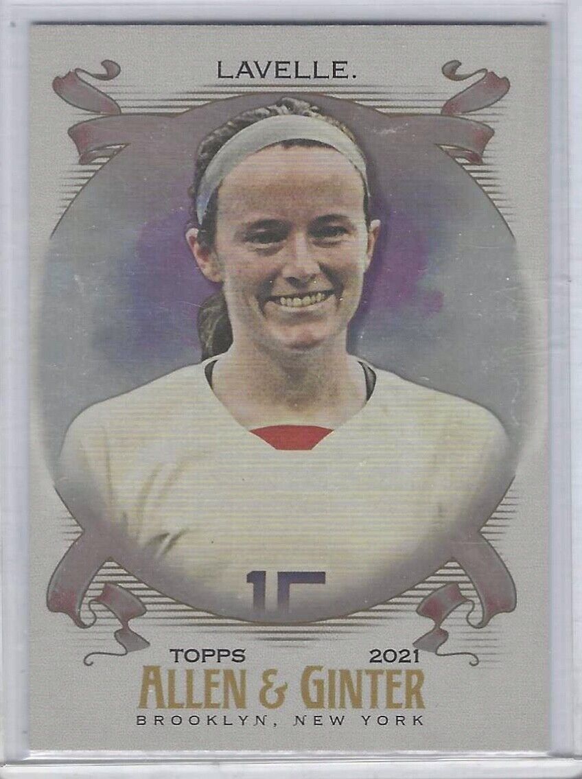 ROSE LAVELLE 2021 TOPPS ALLEN AND GINTER SILVER FOIL HOT BOX #249
