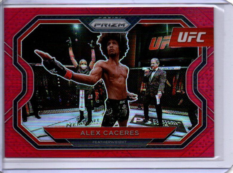 ALEX CACERES 2021 PANINI PRIZM UFC RED PRIZM #D 160/275
