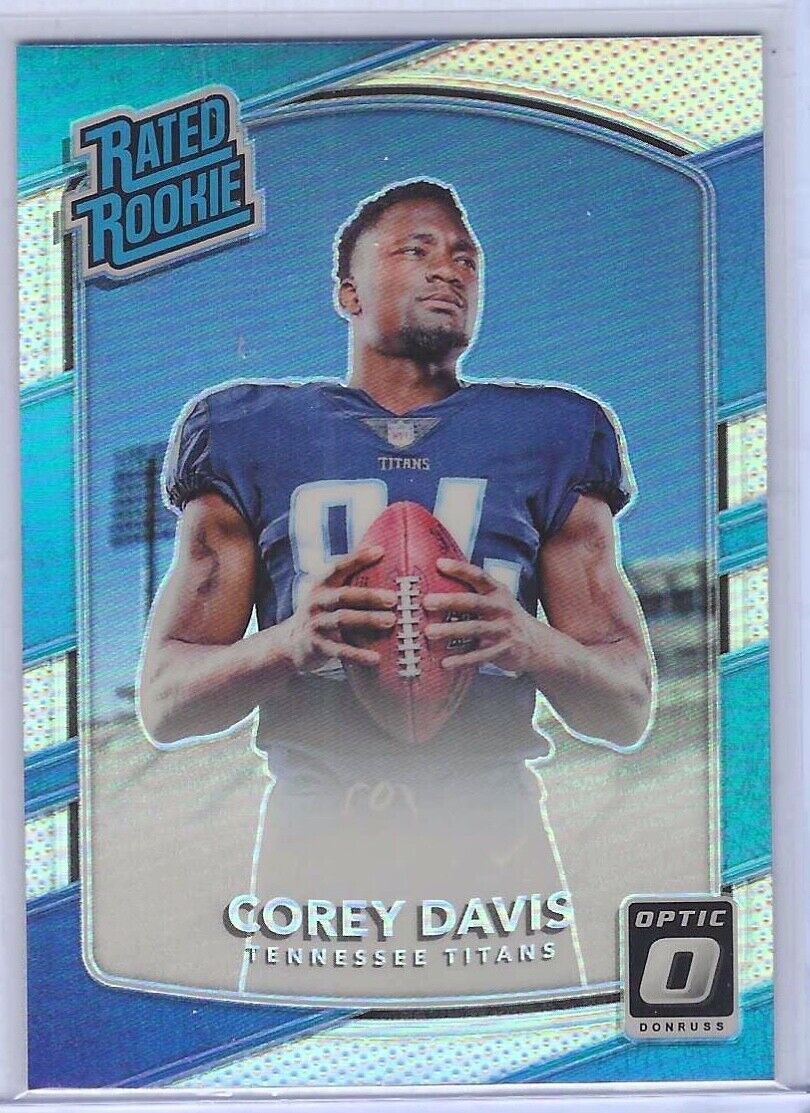 COREY DAVIS 2017 PANINI DONRUSS OPTIC SILVER HOLO RATED ROOKIE RC #166