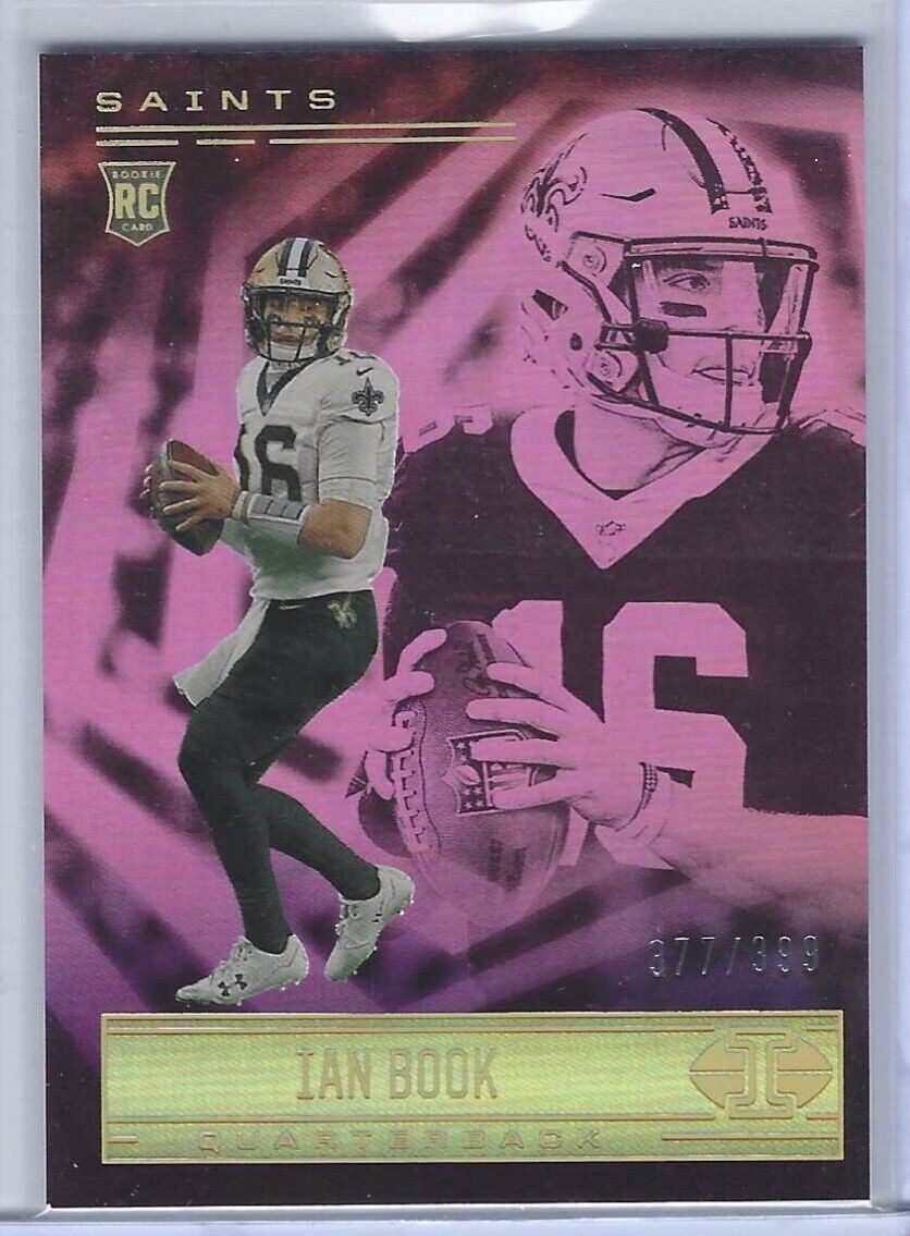 IAN BOOK 2021 PANINI ILLUSIONS PINK ROOKIE RC #D 377/399