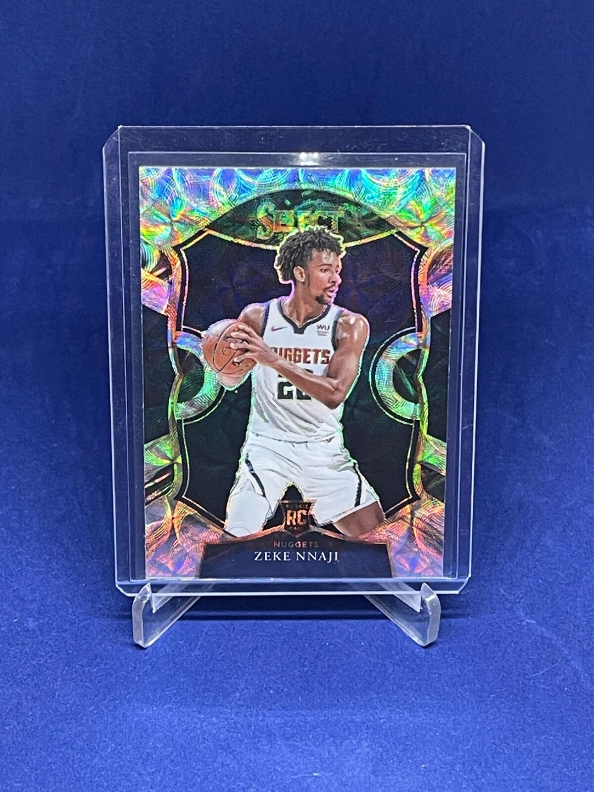 ZEKE NNAJI 2020-21 PANINI SELECT CONCOURSE SCOPE PRIZM ROOKIE RC #82
