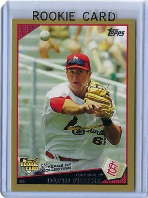 DAVID FREESE 2009 TOPPS GOLD ROOKIE RC #D 1172/2009