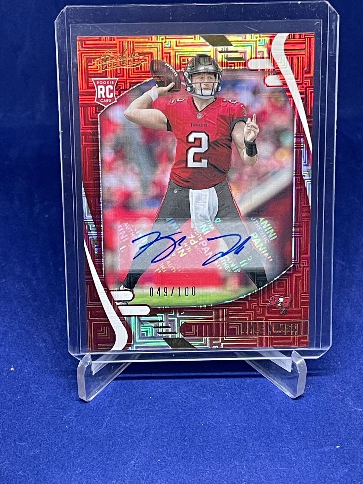 KYLE TRASK 2021 PANINI ABSOLUTE ROOKIE AUTO RC #D 49/100