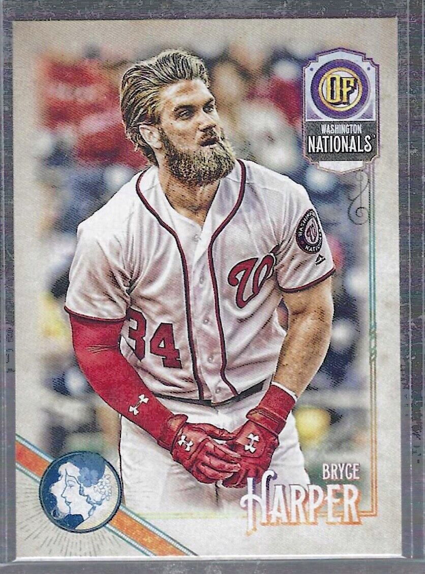 BRYCE HARPER 2018 TOPPS GYPSY QUEEN SP PHOTO VARIATION #50