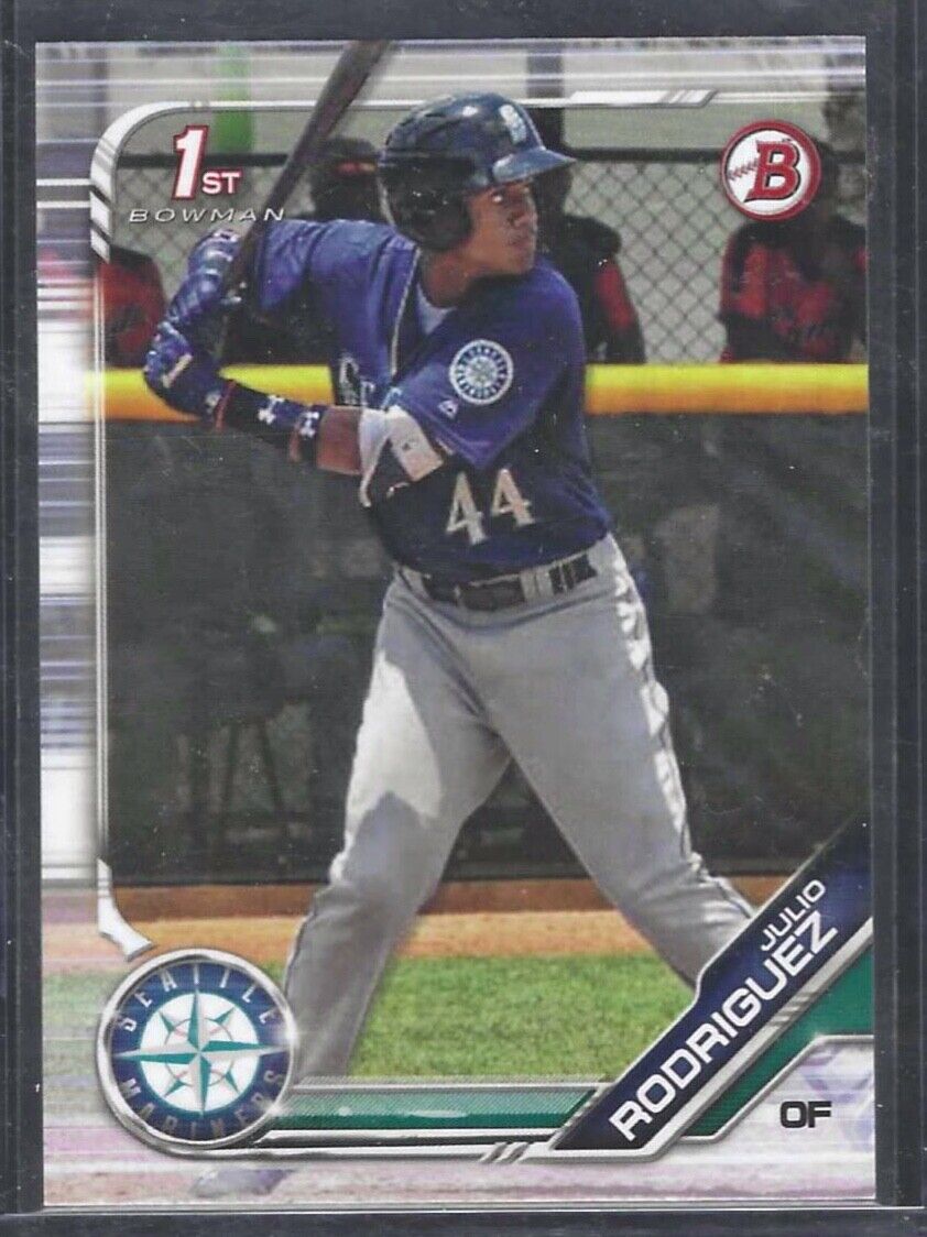 JULIO RODRIGUEZ 2019 TOPPS BOWMAN 1ST BOWMAN PROSPECT #BP-33