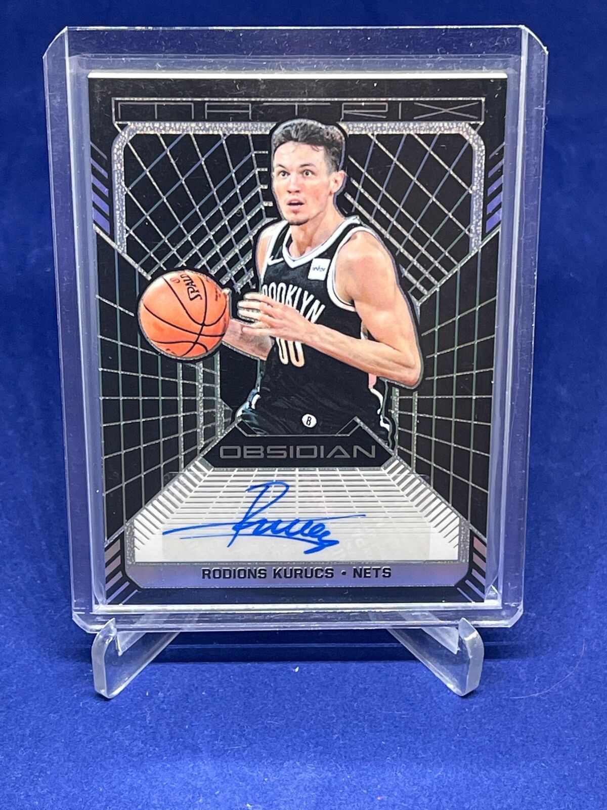 RODIONS KURUCS 2018-19 PANINI OBSIDIAN MATRIX PRIZM AUTO RC #D 36/75