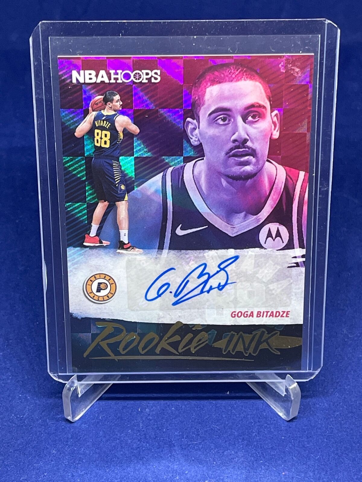 GOGA BITADZE 2019-20 PANINI NBA HOOPS ROOKIE INK AUTO RC
