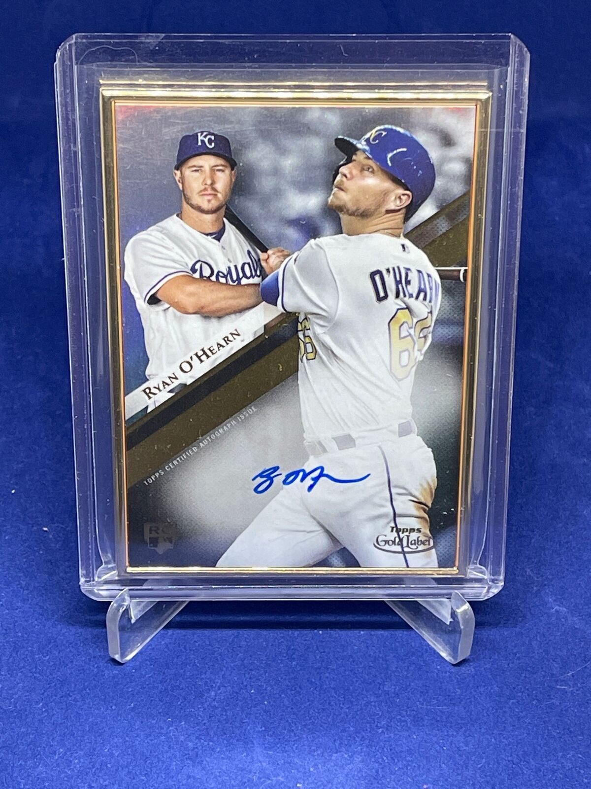 RYAN O'HEARN 2019 TOPPS GOLD LABEL FRAMED ON CARD AUTO ROOKIE RC