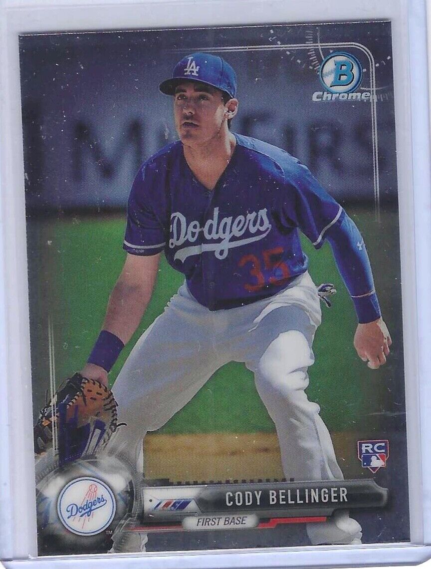 CODY BELLINGER 2017 BOWMAN CHROME ROOKIE RC #27