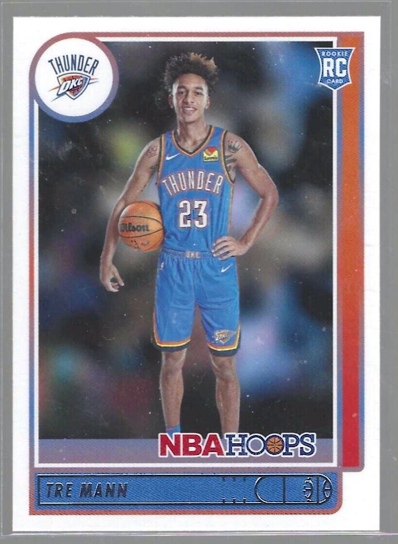 TRE MANN 2021-22 NBA HOOPS RED BACK SP ROOKIE RC #237