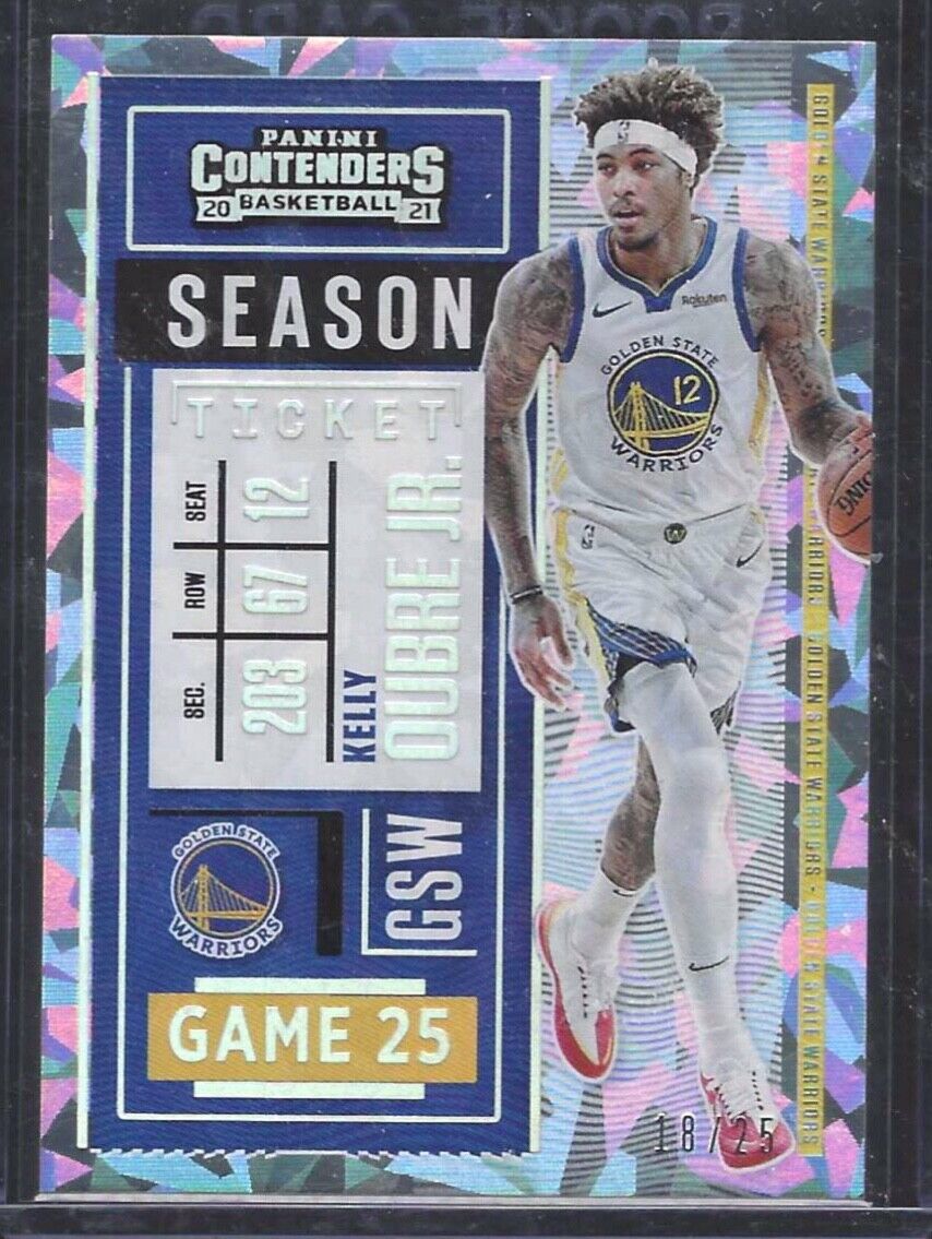 KELLY OUBRE JR 2020-21 PANINI CONTENDERS CRACKED ICE SEASON TICKET #D 18/25