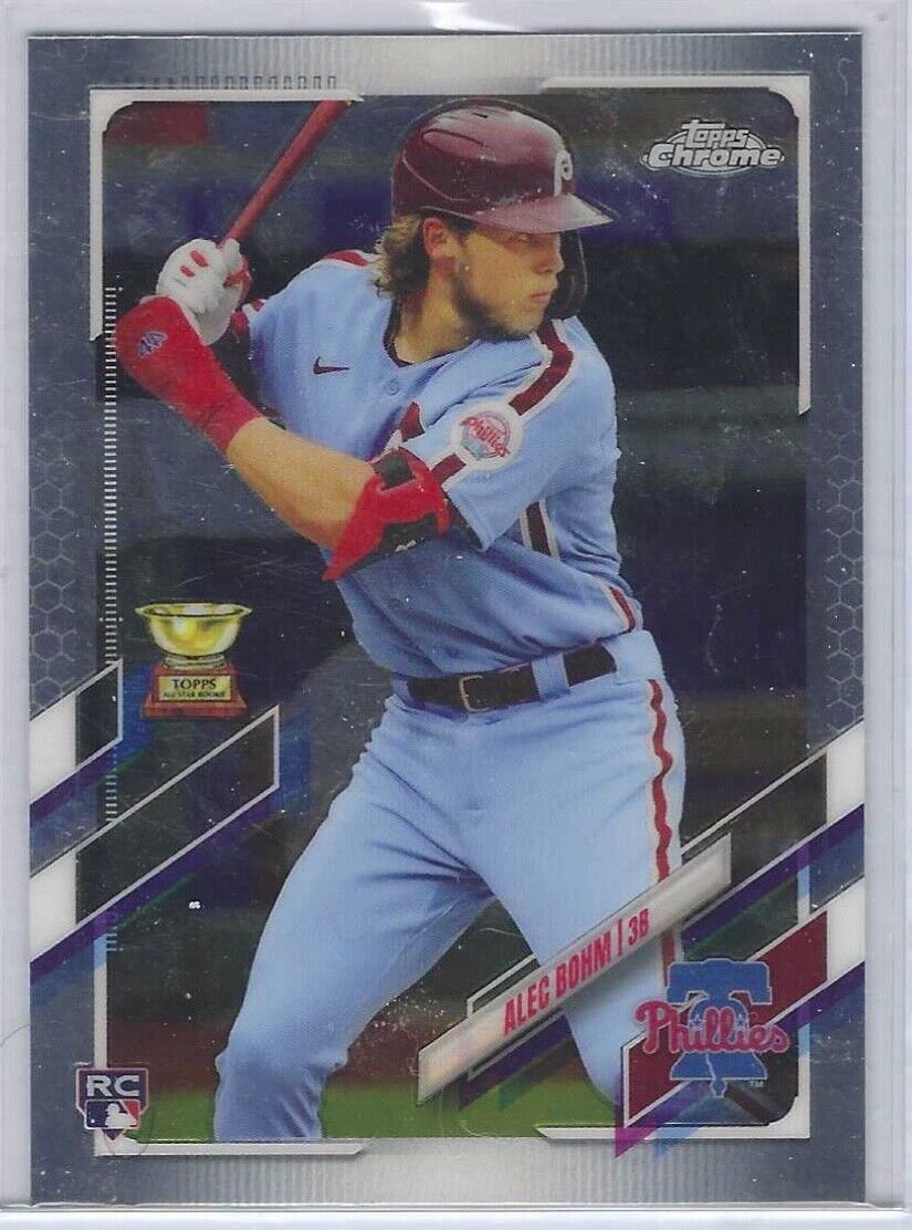 ALEC BOHM 2021 TOPPS CHROME BASE TRUE ROOKIE RC #119