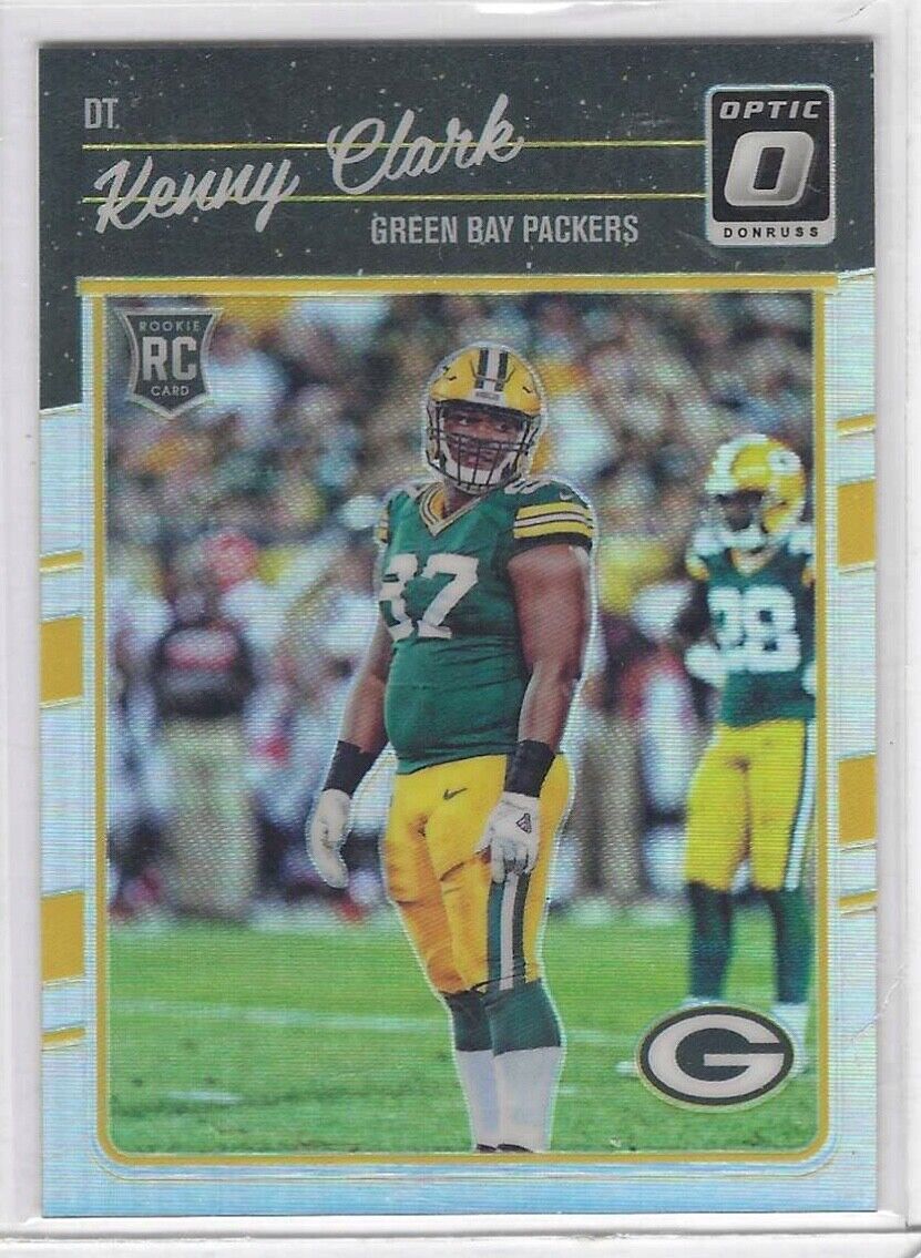 KENNY CLARK 2016 DONRUSS OPTIC SILVER HOLO RC #128