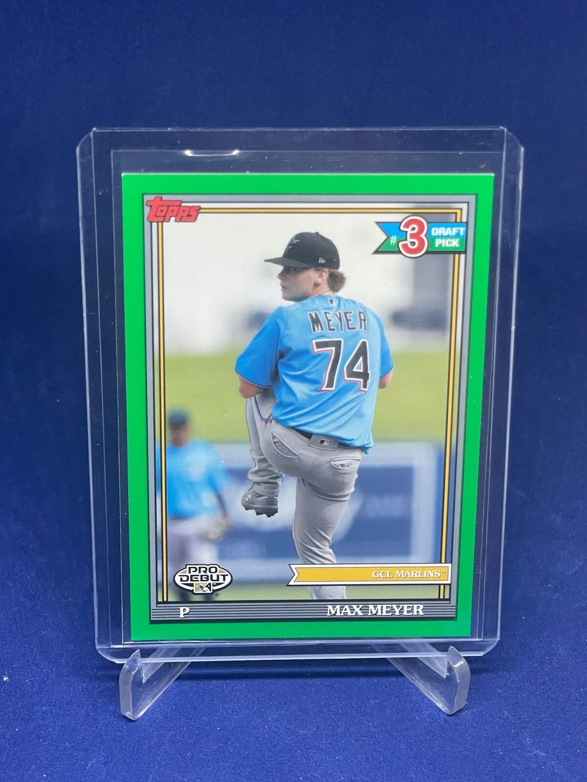 MAX MEYER 2021 TOPPS PRO DEBUT GREEN PROSPECT #D 85/99