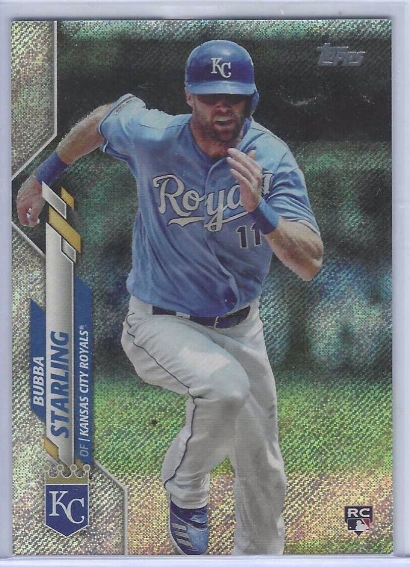 BUBBA STARLING 2020 TOPPS SERIES ONE FOILBOARD PARALLEL ROOKIE RC #D 099/264