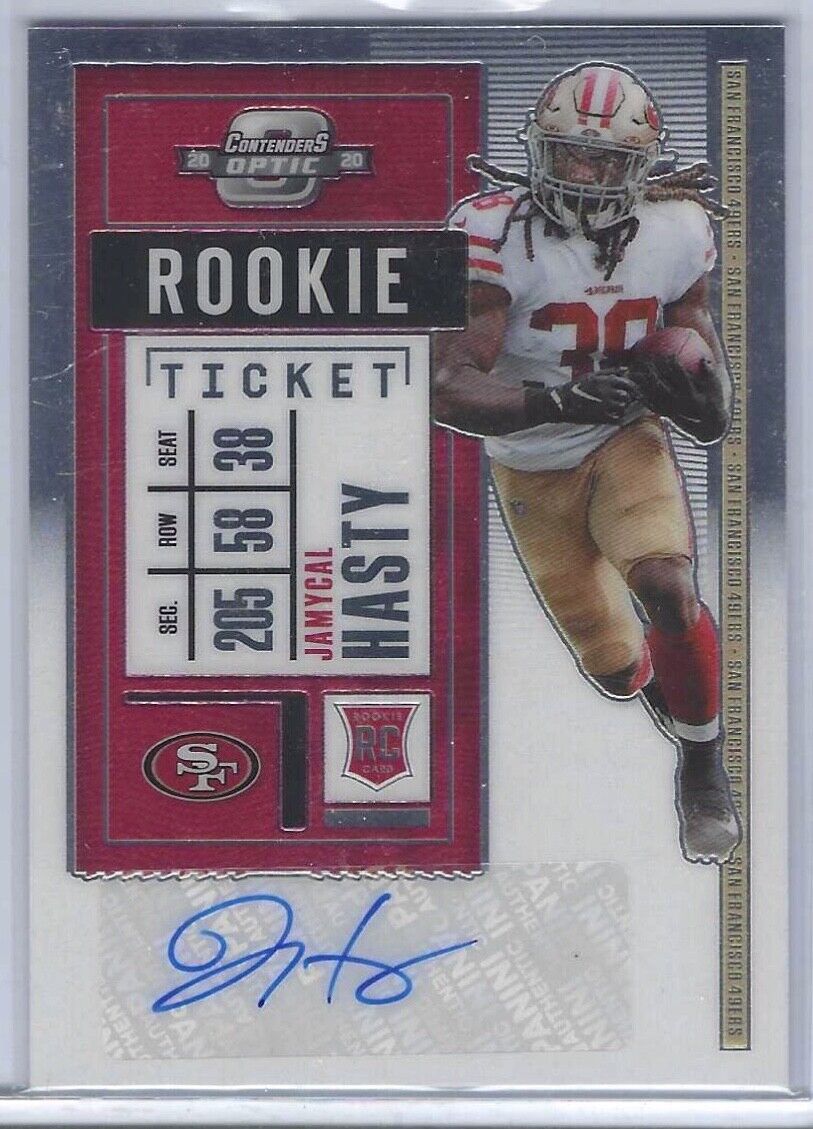 JAMYCAL HASTY 2020 OPTIC CONTENDERS AUTO RC #202