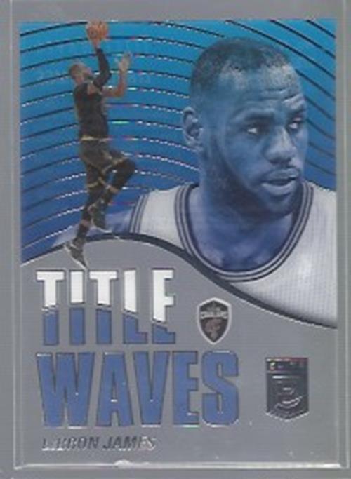 LEBRON JAMES 2021-22 PANINI ELITE TITLE WAVES ACETATE SP #11