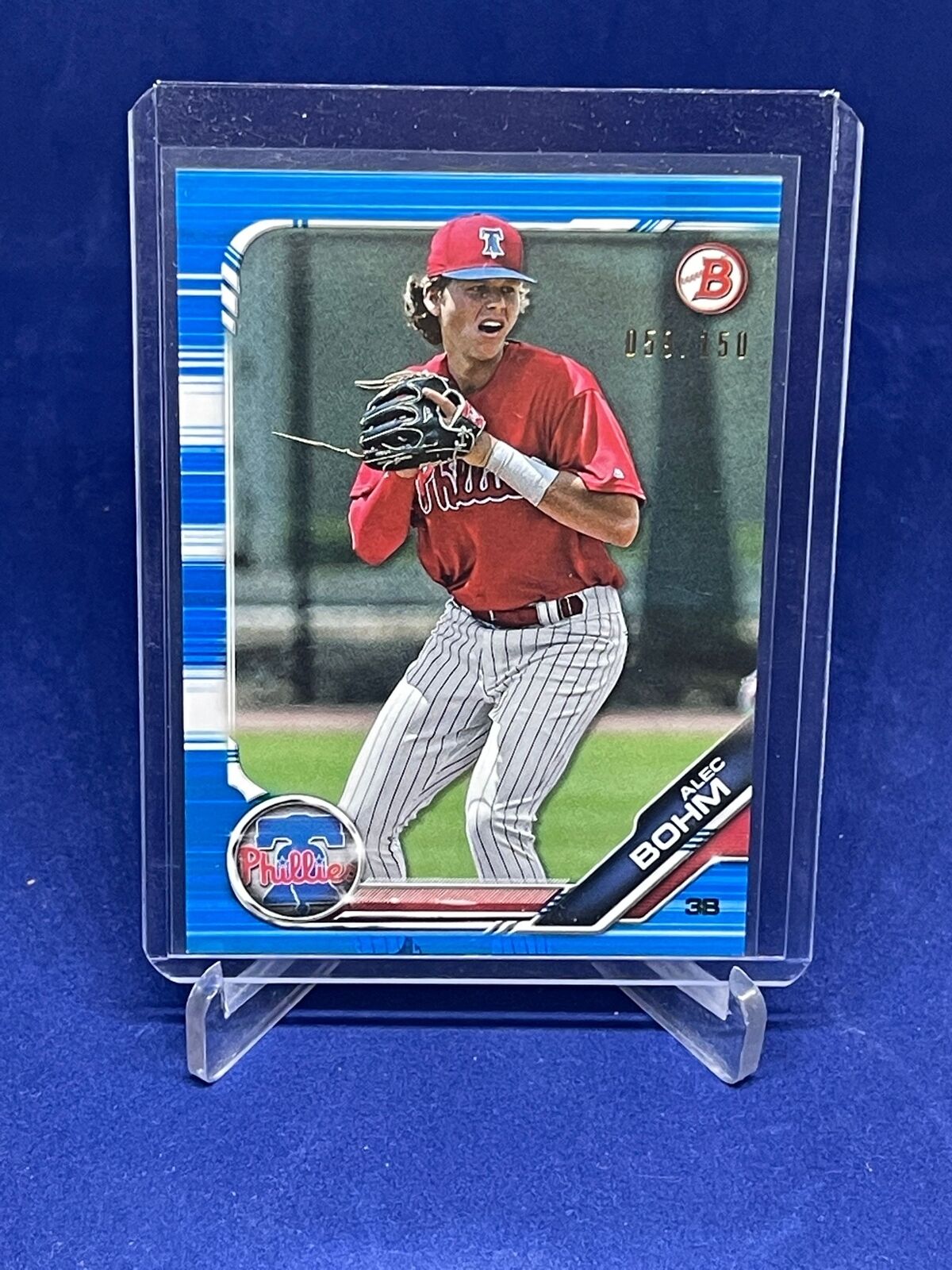 ALEC BOHM 2019 BOWMAN BLUE PROSPECT #D 59/150