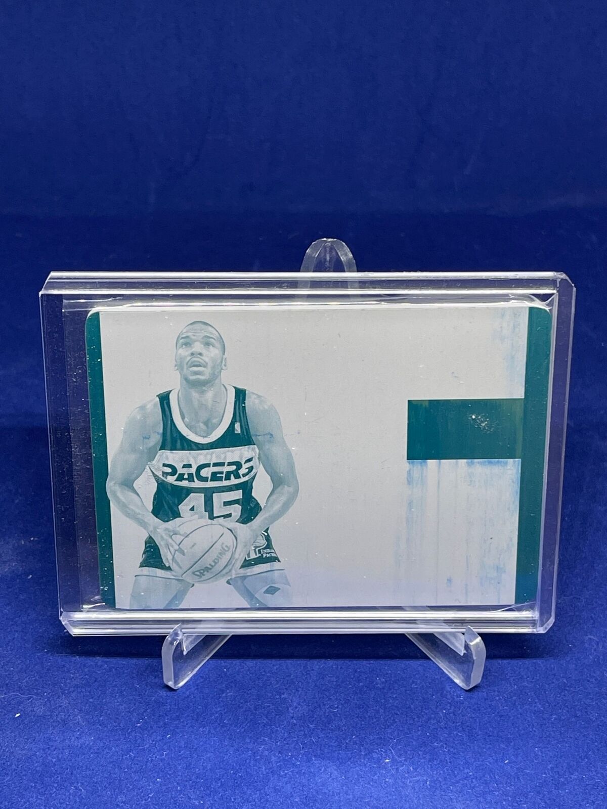 CHUCK PERSON 2016-17 PANINI NATIONAL TREASURES CYAN PRINTING PLATE #D 1/1