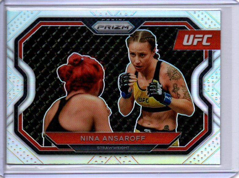 NINA ANSAROFF 2021 PANINI PRIZM UFC SILVER PRIZM #135