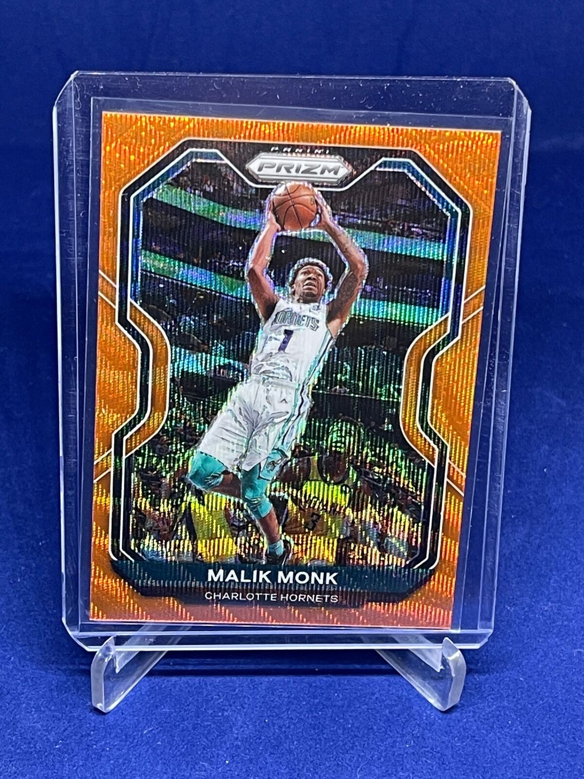 MALIK MONK 2020-21 PANINI PRIZM ORANGE WAVE PRIZM #D 20/60