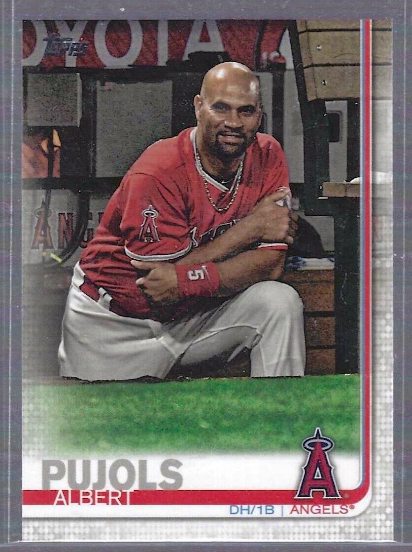 ALBERT PUJOLS 2019 TOPPS SERIES TWO SP PHOTO VARIATION #437