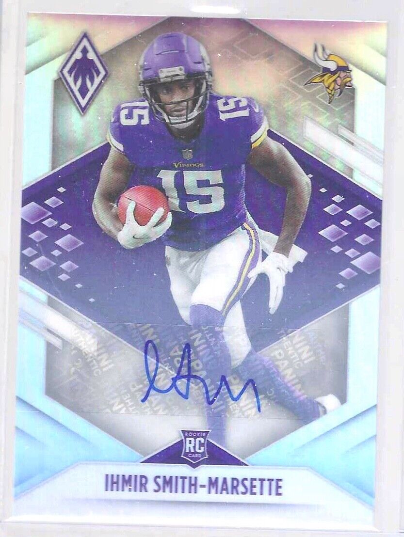 IHMIR SMITH-MARSETTE 2021 PANINI PHOENIX SILVER PRIZM ROOKIE AUTO RC #140