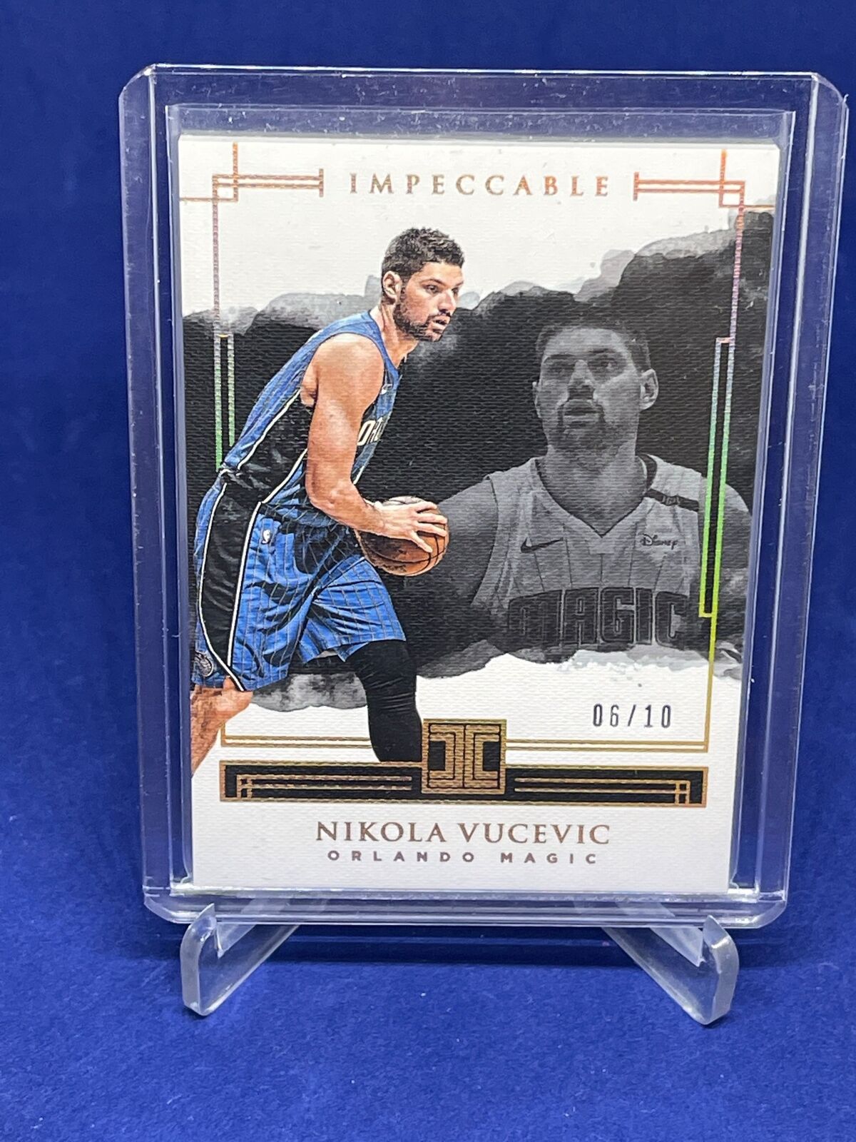 NIKOLA VUCEVIC 2017-18 PANINI IMPECCABLE GOLD #D 6/10