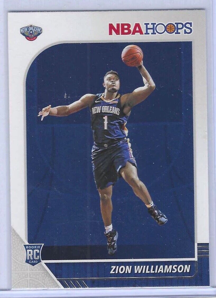 ZION WILLIAMSON 2019 PANINI NBA HOOPS ROOKIE RC #258