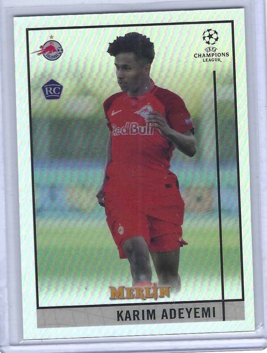 KARIM ADEYEMI 2020-21 TOPPS MERLIN SILVER REFRACTOR ROOKIE RC #35