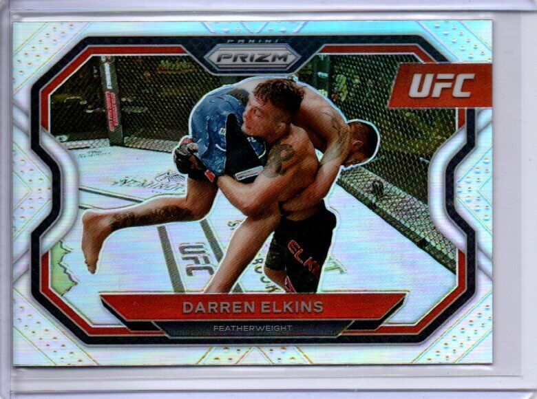 DARREN ELKINS 2021 PANINI PRIZM UFC SILVER PRIZM #166
