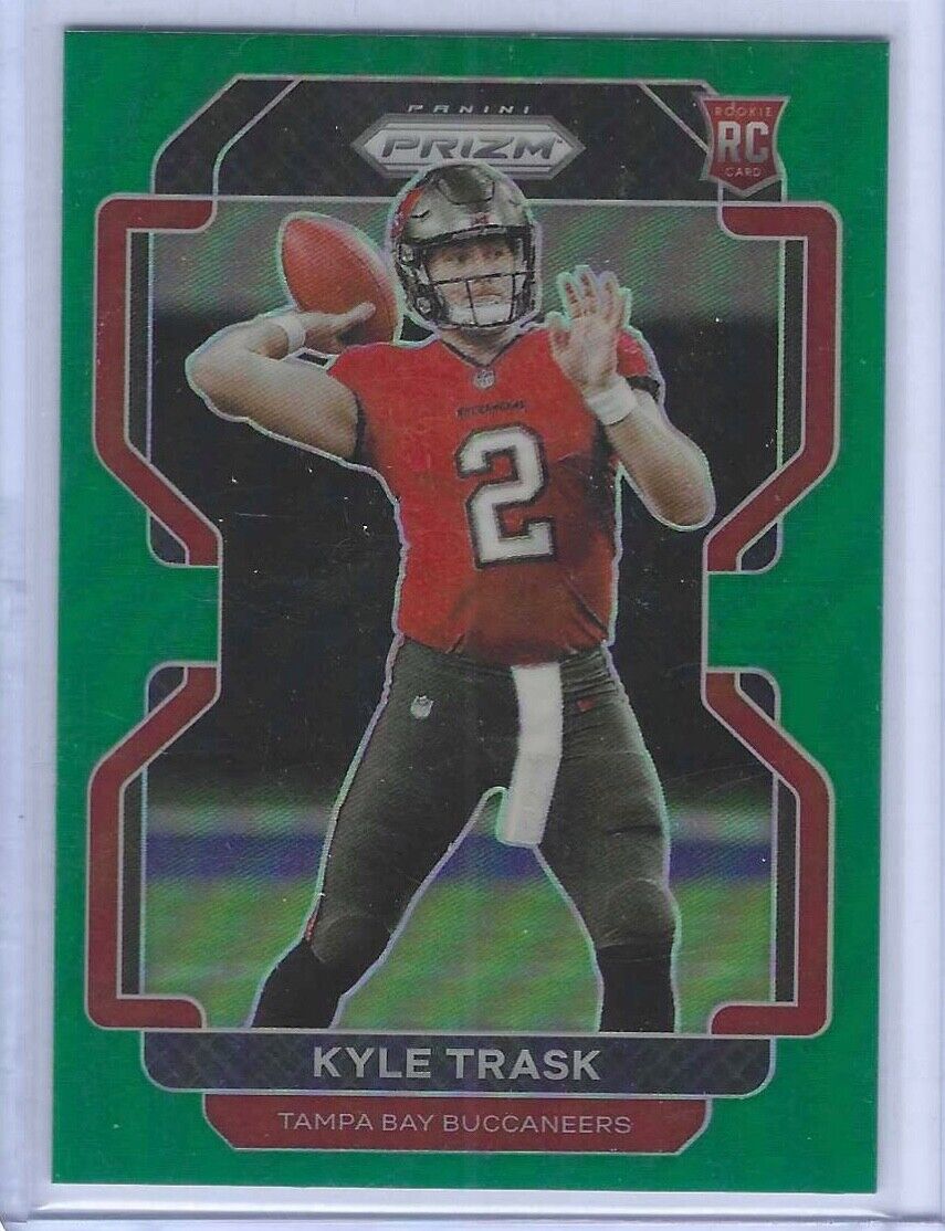 KYLE TRASK 2021 PANINI PRIZM GREEN PRIZM ROOKIE RC #339