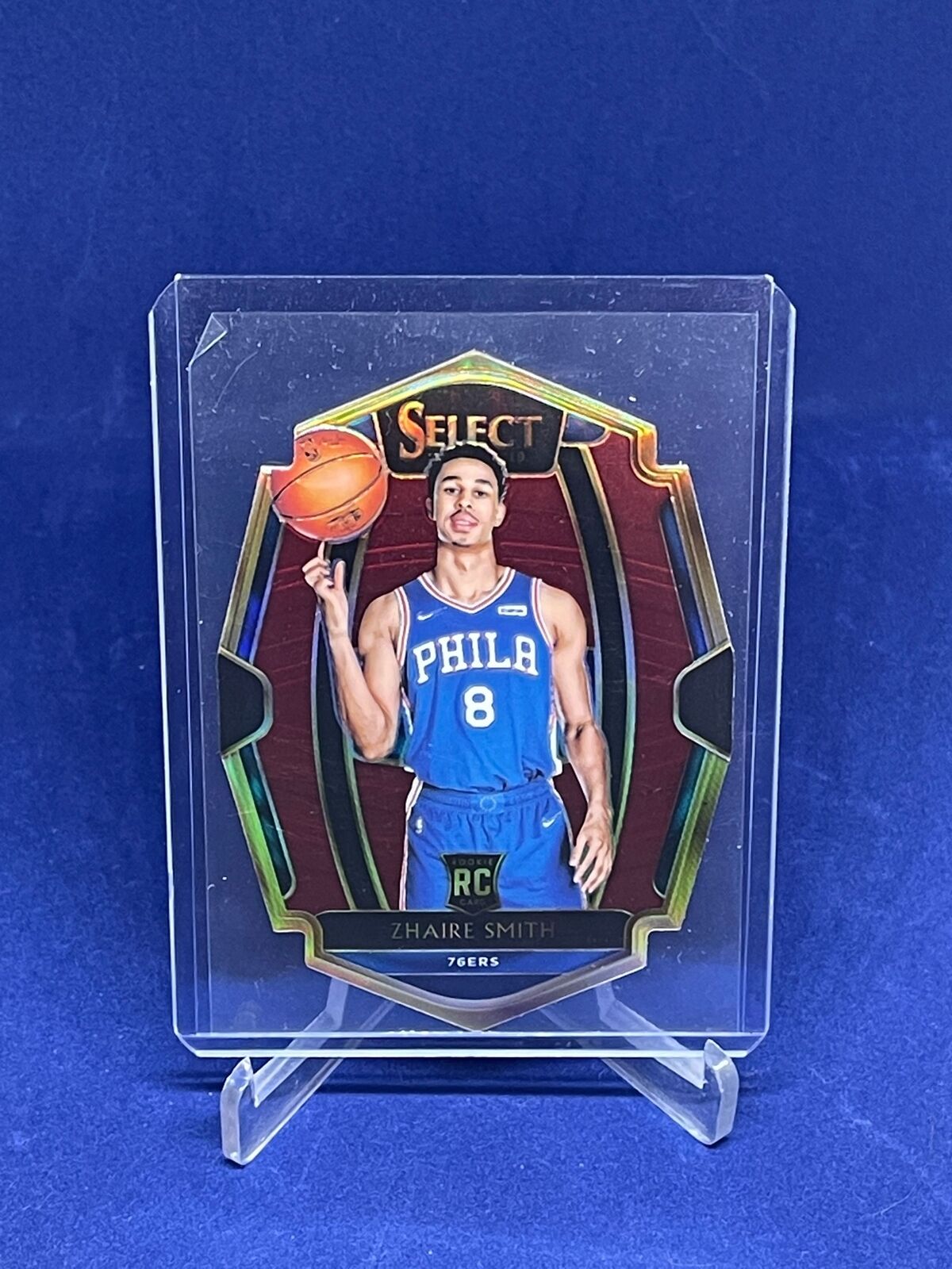 ZHAIRE SMITH 2018-19 PANINI SELECT PREMIER DIE CUT MAROON PRIZM RC #D 98/175