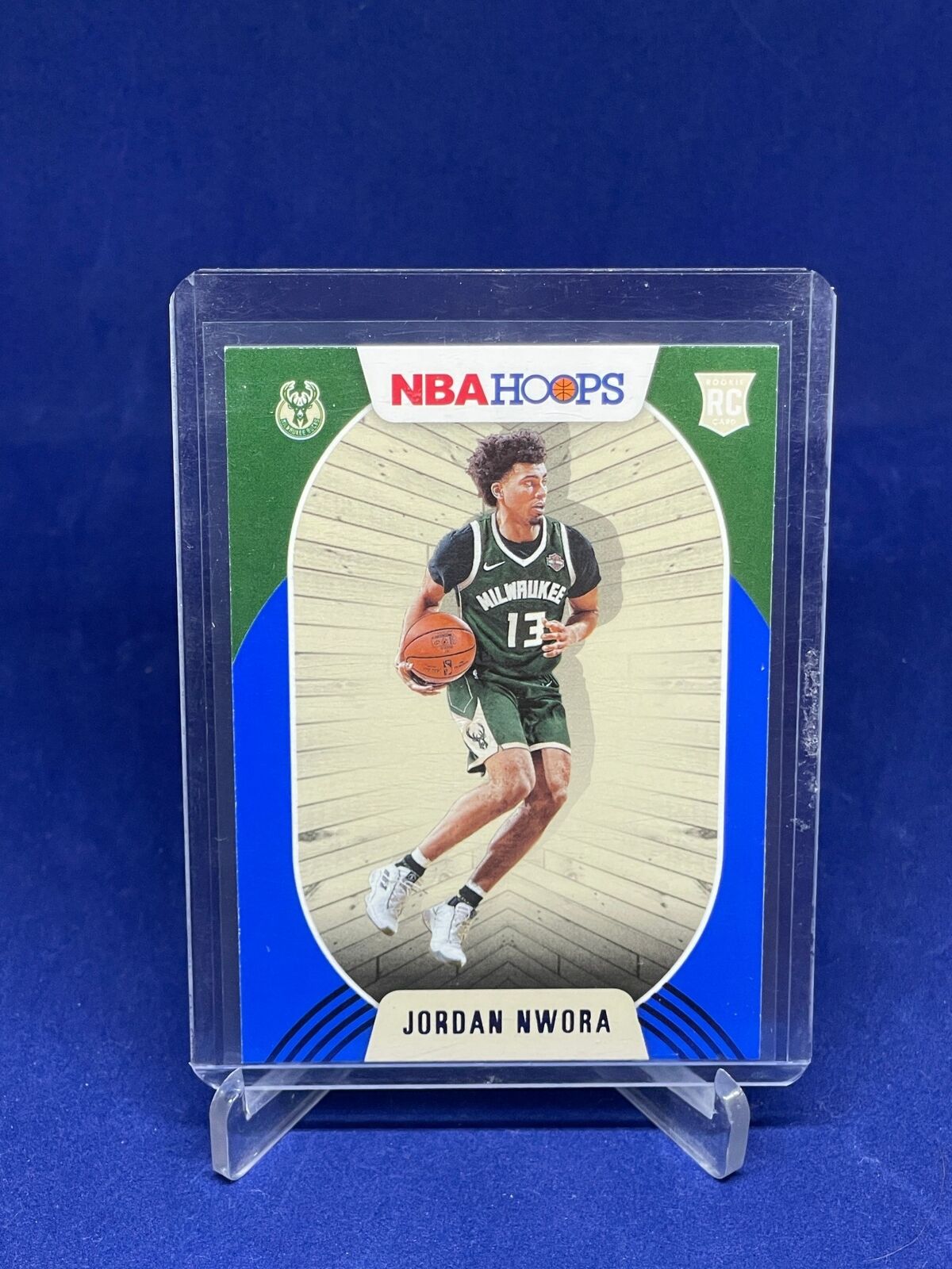JORDAN NWORA 2020-21 PANINI NBA HOOPS BLUE SP ROOKIE RC #211