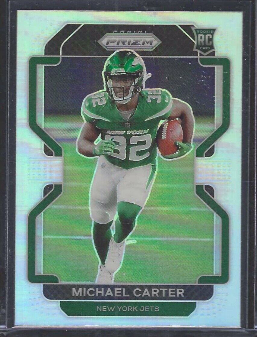MICHAEL CARTER 2021 PANINI PRIZM SILVER PRIZM VARIATION ROOKIE RC #V-365