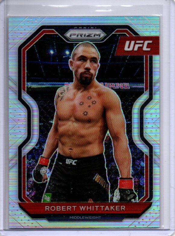 ROBERT WHITTAKER 2021 PANINI PRIZM UFC SILVER PRIZM #11
