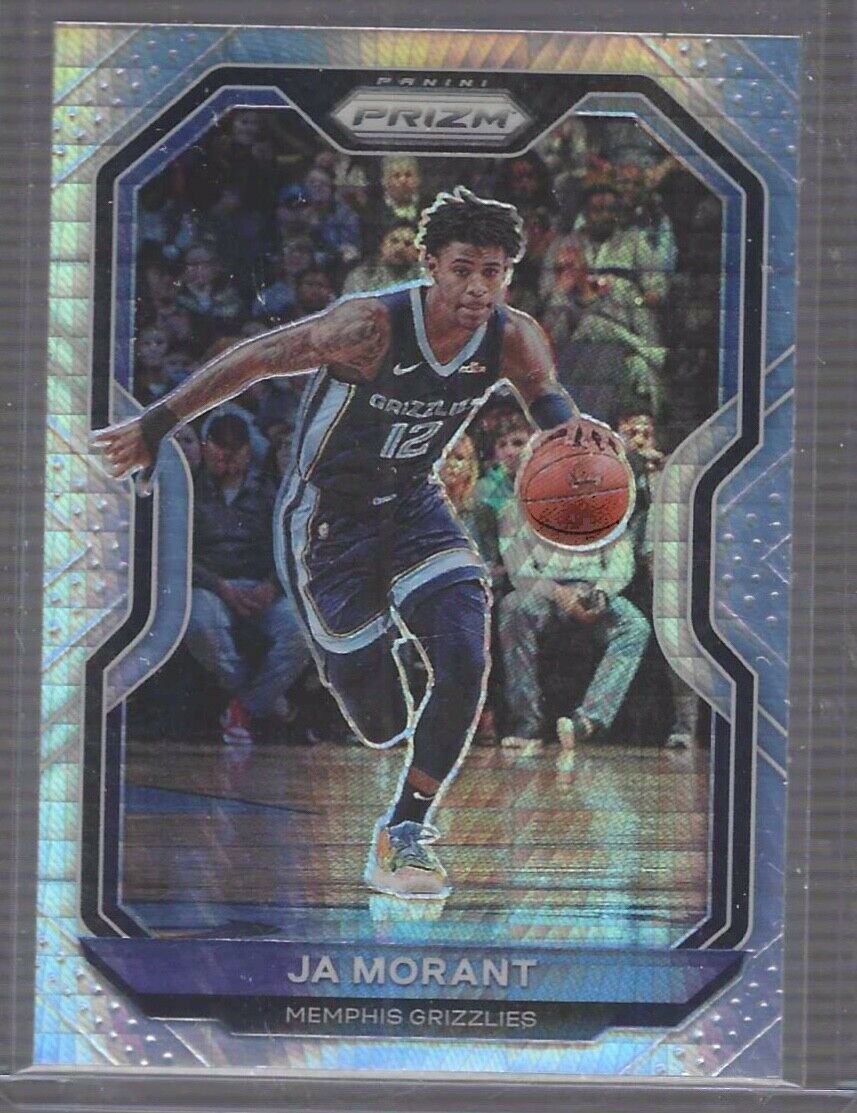 JA MORANT 2020-21 PANINI PRIZM SILVER HYPER PRIZM #115