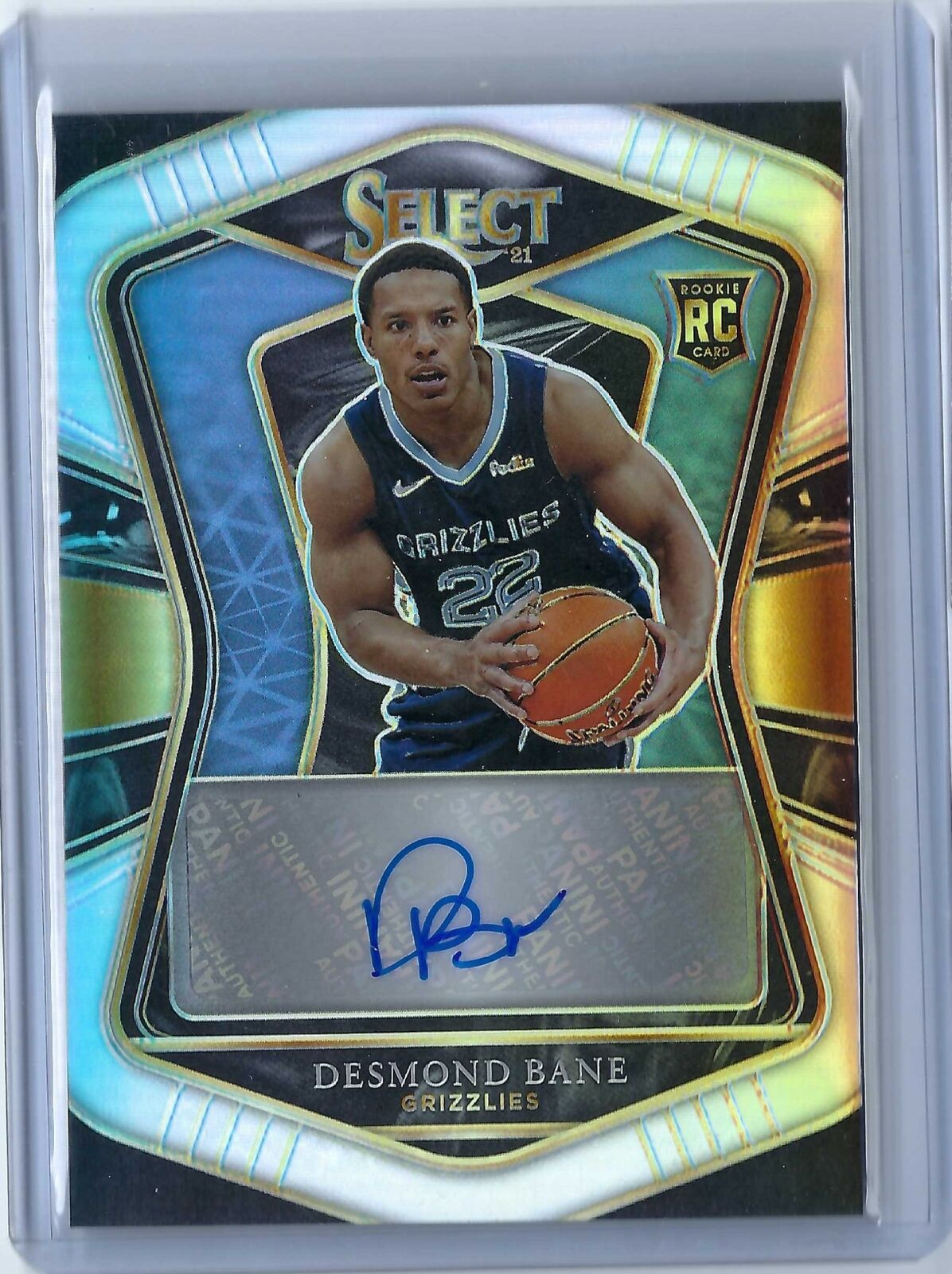 DESMOND BANE 2020-21 PANINI SELECT SILVER PRIZM AUTO RC #D /249