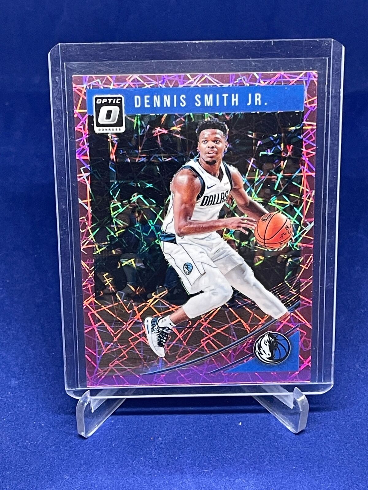 DENNIS SMITH JR 2018-19 PANINI DONRUSS OPTIC PINK VELOCITY PRIZM HOLO #D 65/79
