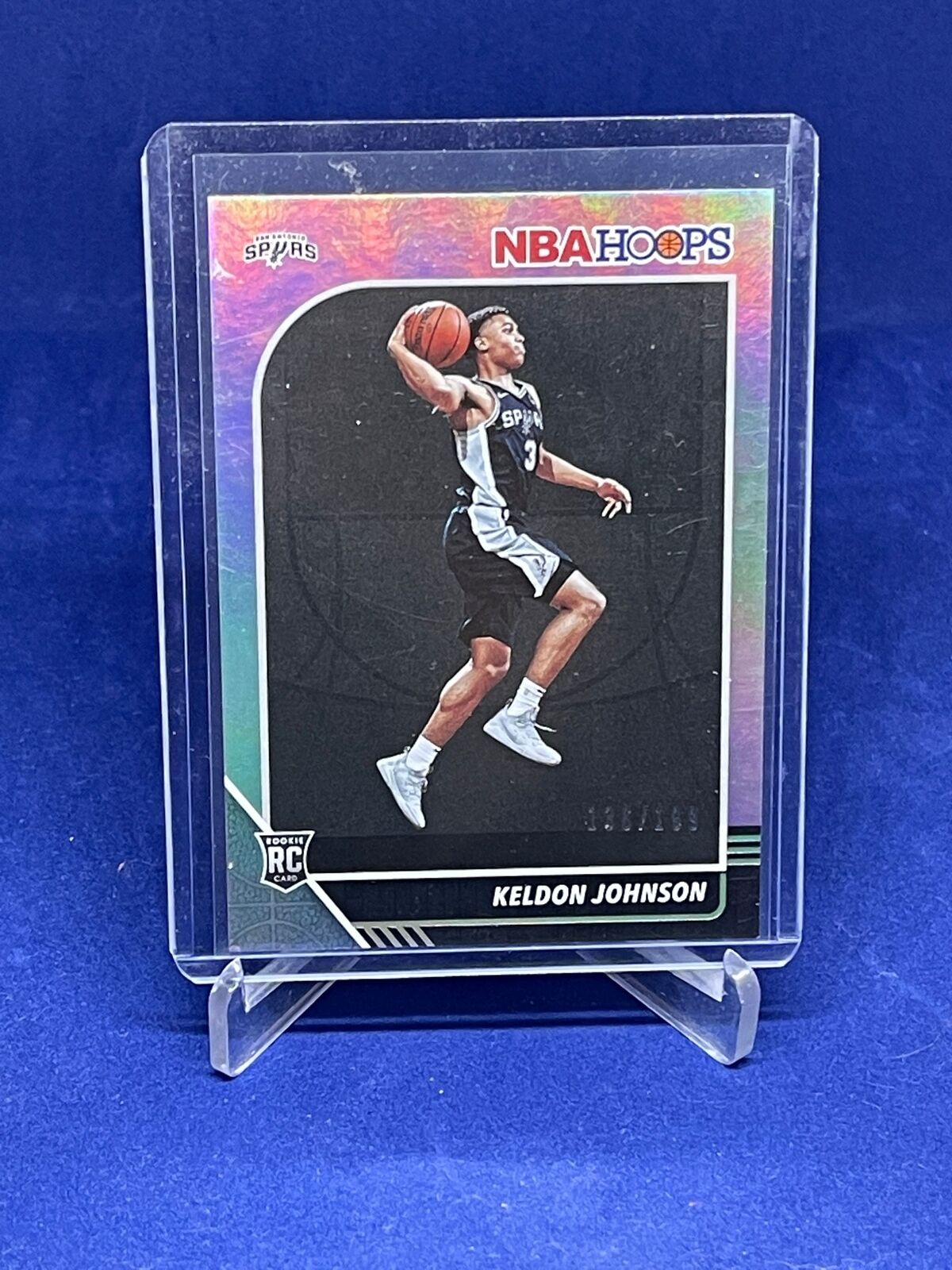KELDON JOHNSON 2019-20 PANINI NBA HOOPS SILVER FOIL ROOKIE RC #D 136/199