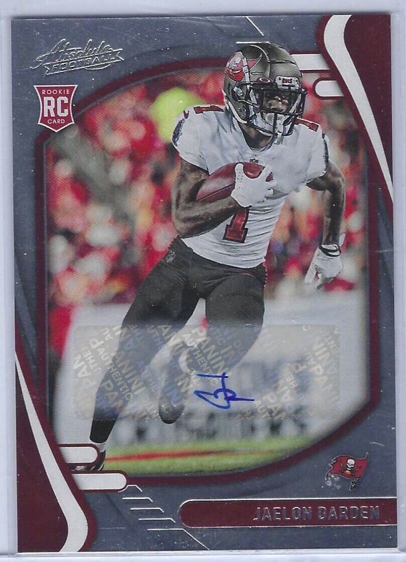 JAELON DARDEN 2021 PANINI ABSOLUTE FOOTBALL BASE ROOKIE AUTO RC #135