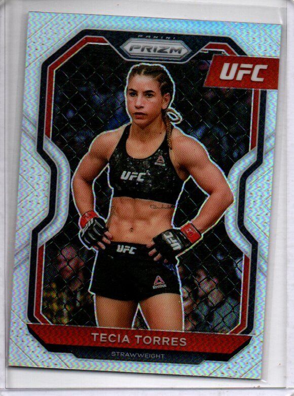 TECIA TORRES 2021 PANINI PRIZM UFC SILVER PRIZM #3